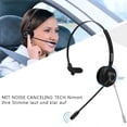 thumbnail image 3 of Compatible con PC y teléfono, cancelación de ruido con IA, base de carga, auriculares inalámbricos superligeros para centros de llamadas Crystal Clear, 3 of 8