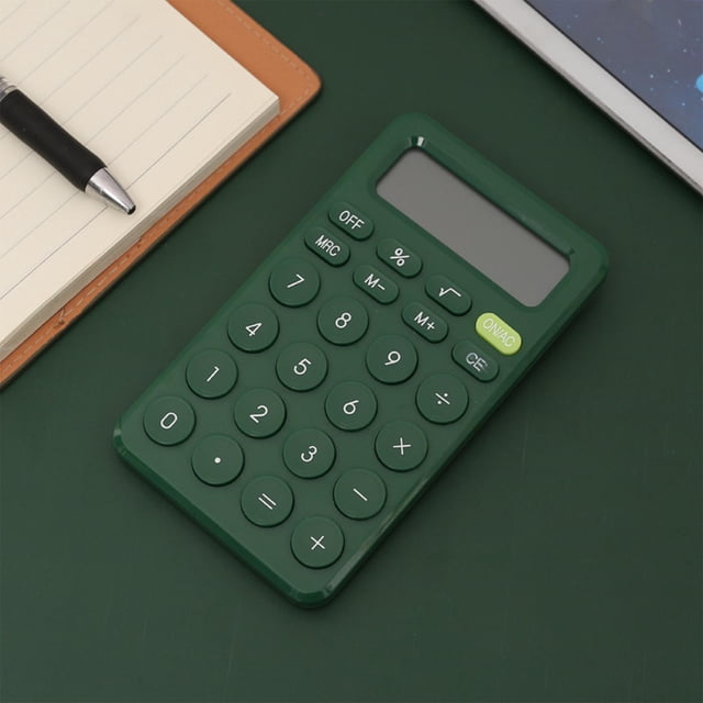 Calculadora Papelería escolar Portátil multicolor con batería de botón Calculadora científica simple linda Calculadora electrónica ficina shamjiam minicalculadora