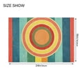 thumbnail image 4 of Yayeee Bath Rug for Bathroom Floor Non Slip Rectangle Fluffy Soft Absorbent Mat, 16"x24", Colorful Stripes, 4 of 7