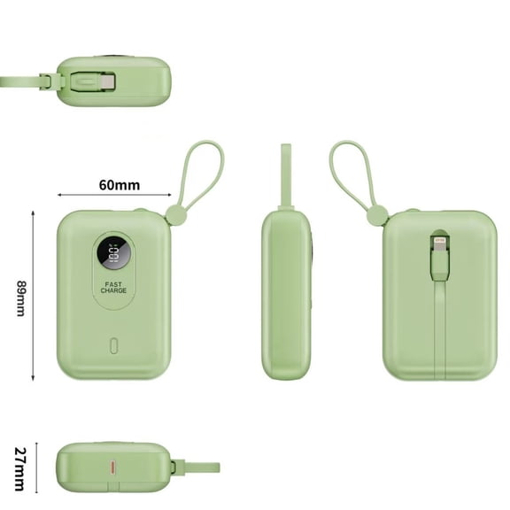 Power Bank Portable Charger Slim Battery Pack USB C in/Out Compatible with Huawei iPhone