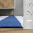 thumbnail image 4 of nuLOOM Gracen Cotton Stripe Area Rug, 6' x 9', Blue, 4 of 9