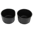 thumbnail image 2 of Aramox Rear Center Console Cup Holder Insert, Pair Rubber Cup Holder Insert 9L3Z-1513562-A Center Console Rear Right Side Replacement For  2009-2014, 2 of 8