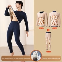 Winter Long Johns Mens Thermal Underwear 2 Piece Base Layers Heavyweight Fleece Lined Tops Bottoms Cold Weather Gear Black, XXL