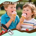 thumbnail image 4 of Fvkrnyz Ice Cream Scoop with Ergonomic Soft Grip Handle Professional Ice Cream Scooper Multifunctional Cookie Scoop, 4 of 11