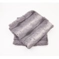 thumbnail image 2 of Home Soft Things Plush Striped Faux Fur Pillow Covers, Set of 2, 20"x20", Marimba, 2 of 2
