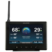 AcuRite Iris Weather Station with Rain Gauge and Wind Speed/Direction, Indoor Outdoor Thermometer Wireless Outdoor Sensor for Temperature and Humidity, and HD Display with Built-In Barometer (01535)