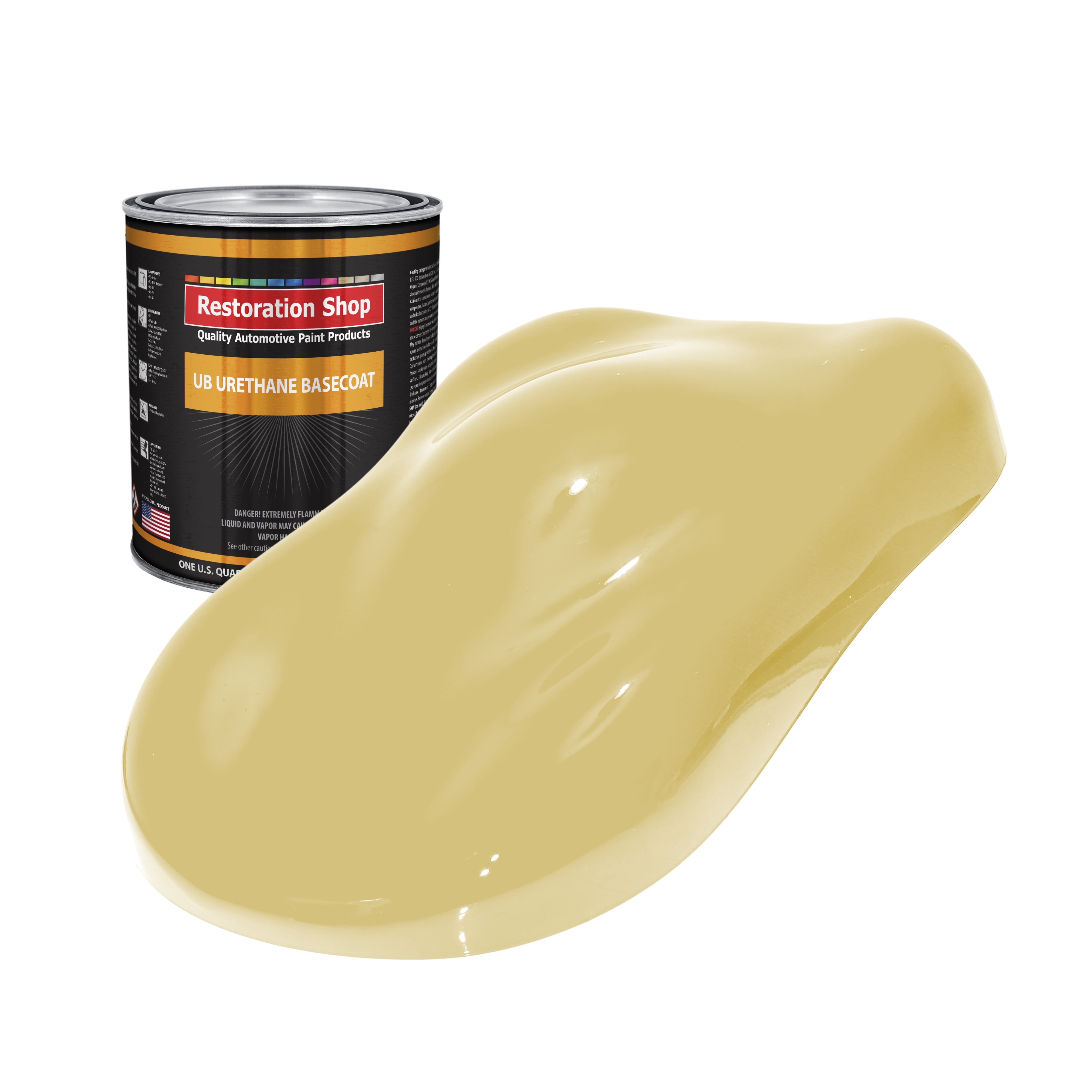Springtime Yellow 1 Quart URETHANE BASECOAT Car Auto Body Paint