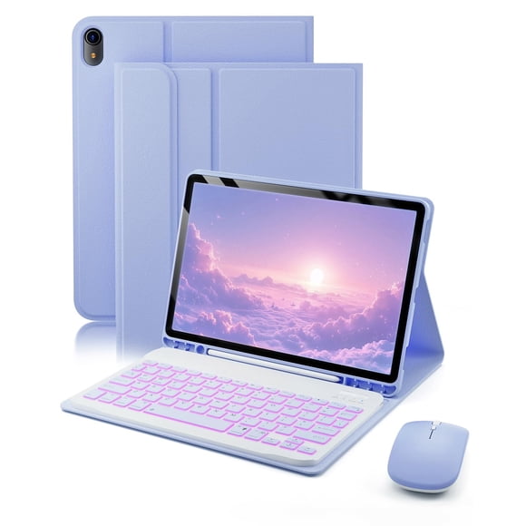 Funda para Tablet TUNKARMOR A16 Teclado Retroiluminado 11ª/10ª Generación