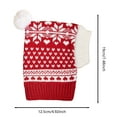thumbnail image 3 of Knitted Winter Pet Hats And Scarves Set Cozy Ear Warm Hoods For Small Cats Dogs Cold Weather Outdoor Adventures, 3 of 5