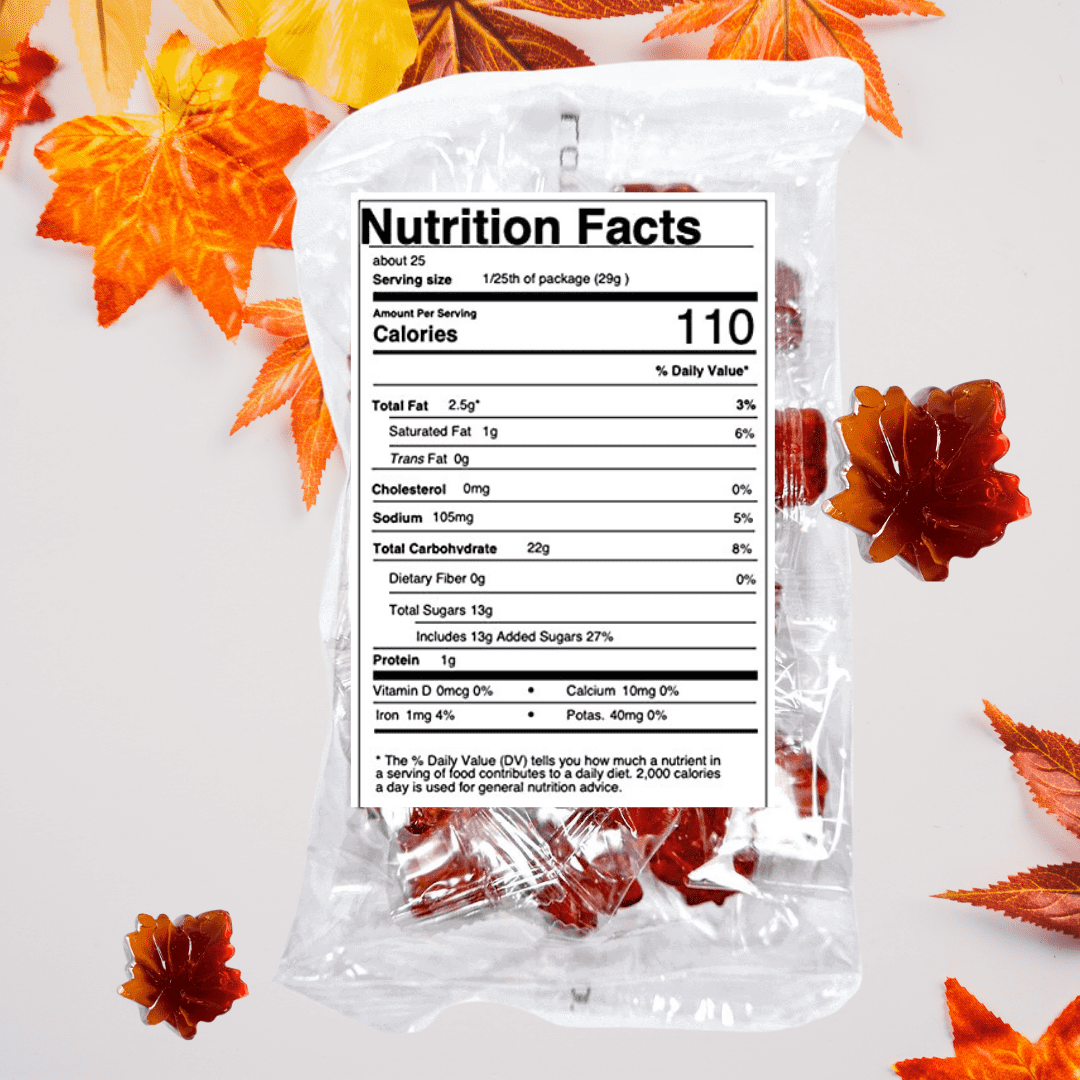 Maple Drops Hard Candy- 1.5lb Bulk Bag Of Maple Sugar Candy- Maple Syrup Candy- Maple Leaf Candy -Maple Hard Candy- Maple Candy From Vermont