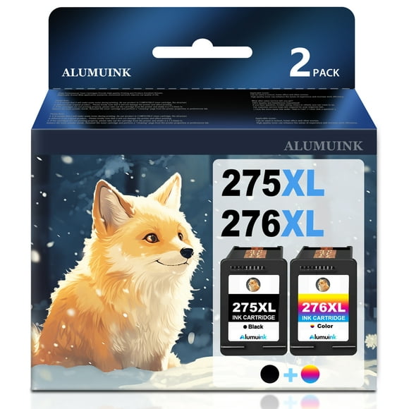 PG-275 XL/CL-276 XL Value Pack Replacement for Canon Ink 275 and 276 PG-275XL CL-276XL PIXMA TS3500 TS3522 TS3520 TR4700 TR4720 TR4722 Printers (1 Black, 1 Tri-Color)
