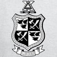 thumbnail image 3 of CafePress - Delta Chi Black And White Coat Of Arms Sweatshirt - Zip Hoodie, Classic Hooded Sweatshirt with Metal Zipper, 3 of 4