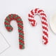 thumbnail image 1 of 2 uds-palo molar de perro navideño-rojo verde, rojo y blanco Vhermosa HMFJ176, 1 of 8