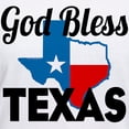 thumbnail image 3 of CafePress - God Bless Texas T Shirt - Womens Cotton V-Neck T-shirt, 3 of 4