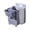 Blue M, variant on Foldable Wall Mounted Laundry Hamper with Small Frame and Two Free Hooks, Collapsible Dirty Clothes Basket In 2 Sizes for Bathroom, Bedroom and Household Storage