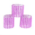 thumbnail image 5 of EHJRE 10PCS crystal rhinestone napkin holder self-adhesive wrap band rose red, 5 of 8