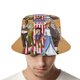 thumbnail image 4 of Los Niños de la Libertad Sombrero bucket para adultos, gorra de protección solar, sombrero de pescador plegable para viajes al aire libre, pesca y actividades de verano, 4 of 6