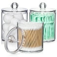 thumbnail image 1 of Dispensador acrílico Qtip Holder AOZITA, paquete de 3 unidades, 300 ml, transparente, 1 of 9