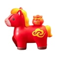 thumbnail image 4 of Figura de caballo, figura de Feng Shui chino, estatua de resina animal, decoración de escritorio C, 4 of 9