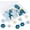 Blue, variant on 30pcs Heart Push Pins, Decorative Push Pin Pink Cute for Bulletin Fun Push Pins Thumb Tacks Decorative for Photo Wall, Feature Wall,Map, Bulletin Board, Office or Home