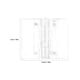 thumbnail image 2 of GOOHOCHY 10 bisagras acrílicas transparentes, bisagras plegables para cajones de gabinete., 2 of 7