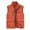 Orange, variant on UVEASISHA Men's Lightweight Vest Mesh Lining Quick Dry Cargo Vest Outdoor Full Zip Stand Collar Hiking Waistcoat Big and Tall Sleeveless Work Vest with Pockets Army Green L