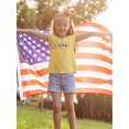 thumbnail image 2 of Independence Day Watercolor Flag T-Shirt Toddler -Image by Shutterstock,  5 Toddler, 2 of 4
