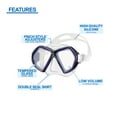 thumbnail image 5 of Reef Tourer Adult X-Plore 2-Window Snorkeling Mask, Cobalt Blue, 5 of 5