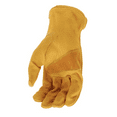 thumbnail image 4 of Boss Cowhide Leather Driver Work Gloves B81001-S - 100 Percent Grain Cowhide - Small, Yellow, 4 of 6