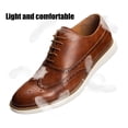 thumbnail image 3 of JITAI Men's Oxford Dress Shoes Casual Shoes Men Brown Size 11, 3 of 5