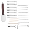 thumbnail image 2 of Sewing Leather Stamping Tool, Hand Tools Kit Leather Tool, Carving For Beginner DIY Handmade Art Leathercraft, 2 of 8