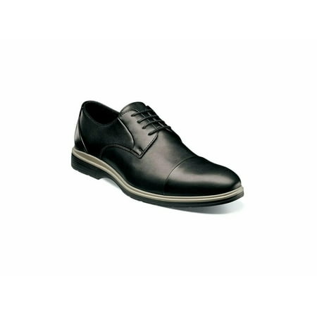 

Stacy Adams Teven Cap Toe Lace Up Leather Shoes Black 25523-001