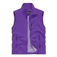 thumbnail image 2 of Mens Vests Outerwear Windproof Lightweight Softshell Vests Sports Sleeveless Jacket for Golf Hiking Fishing Running, L, 2 of 8