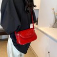 thumbnail image 4 of 1254 Bolso Mano Con Lazo Moderno Y Versátil PU Con Hombro Y Axila (rojo), 4 of 9