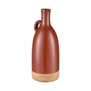 Elk Home Adara Traditional Large Vase in Brick Red Finish
