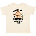 thumbnail image 3 of Inktastic Monkey I Love Hanging out with My Tio Boys or Girls Toddler T-Shirt, 3 of 5