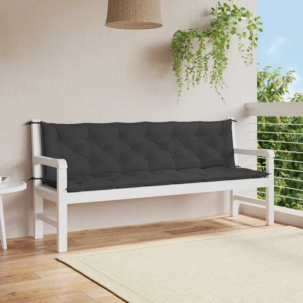 Outsunny Coussin Banc De Jardin Mobilier De Jardin Balançoire 3 Places Oxford