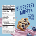 thumbnail image 3 of FlavCity Single Serve Whey Protein Powder - Blueberry Muffin - 25g Protein All-in-One Smoothie - 1.57oz, 3 of 6