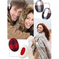 thumbnail image 2 of 4 pares de orejeras sin banda, orejeras de lana, cubiertas gruesas para los oídos de invierno, calentadores de oídos para clima frío para mujeres, 2 of 5