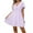 Purple, variant on Kilaqueen Holiday Dresses for Women V Neck Short Sleeve Plaid Dress Flowy Cute Going Out Vacation Outfits Dresses