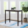 thumbnail image 3 of Linon Claridge 42 Inch Bar Height Pub Table, Walnut, 3 of 6