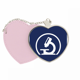 thumbnail image 1 of Microscopio experimento ciencia sentencia Bolsa de viaje Mirror maquillaje corazón rosa, 1 of 4