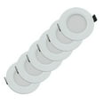 thumbnail image 1 of ziyahi 6pcs/set 6Pack RV Puck Light RV Puck Light Light RV Recessed Ceiling Light 12V RV Lights Interior White+Warm White, 1 of 6