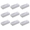 thumbnail image 1 of Kearding 9 palillos de cocina blancos, elegantes y prácticos, con textura , soporte para palillos de cerámica Mostrada blanco+7.5*3.3*2 cm, 1 of 6