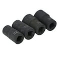 thumbnail image 2 of Cr-Mo Steel 1/2 Inch Drive Impact Bolt Extractor Set - 4 Metric Sizes (17mm, 19mm, 21mm, 22mm) with Storage Case - Rustproof Black Phosphating Finish for Damaged/Rusty Nuts -, 2 of 6