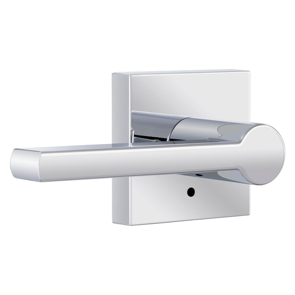 Miseno Mlk3022x Lorton Flat Bar Privacy Door Lever Set - Chrome