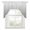 Grey, variant on Swag Valances for Windows, Black Flower Kitchen Valance Rod Pocket Window Treatment, Geometric Stripes Gradient Simple Branch Bathroom Swag Curtain Panel for Living Room, 56 x 36 inch