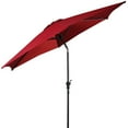 thumbnail image 4 of Sombrilla Playa Costway Quitasol de Patio Manivela Parasol Jardín Rojo Vino 3m, 4 of 6