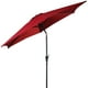 thumbnail image 4 of Sombrilla Playa Costway Quitasol de Patio Manivela Parasol Jardín Rojo Vino 3m, 4 of 6
