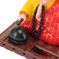 thumbnail image 3 of Little Solar Buddhist Monk, Solar Powered Light Decoration, Automatic Nodding and Knocking Sensor, for Office, Home, Car, Gift, Red, 3 of 4